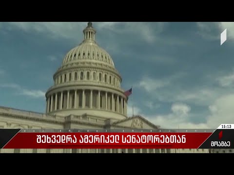 შეხვედრა ამერიკელ სენატორებთან