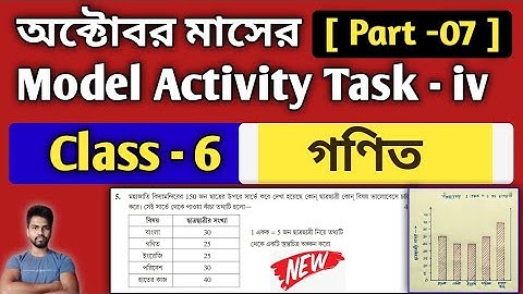 Class-6 Maths (গণিত) Model Activity Task Part 7 | Model Activity Task Class-6 Maths October 2021