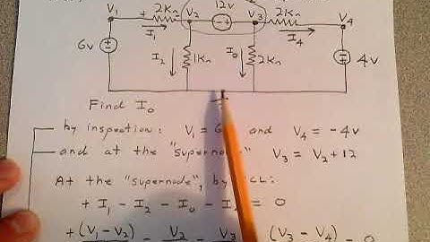 Nodal Analysis with Dependent Sources by Prof Skip.  Tutoring available, please see link below: