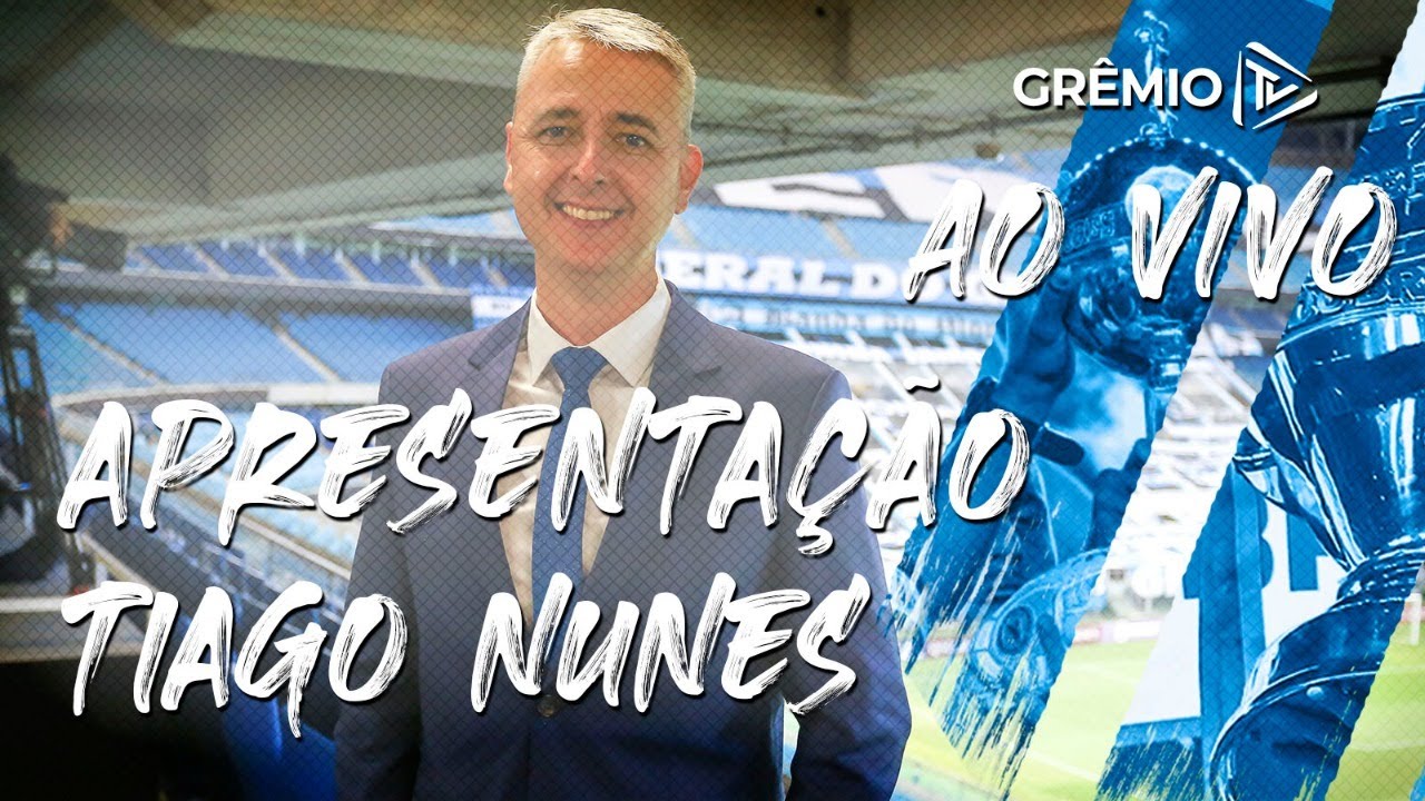 AO VIVO] Coletiva de apresentação do técnico Tiago Nunes - 23/04 - YouTube