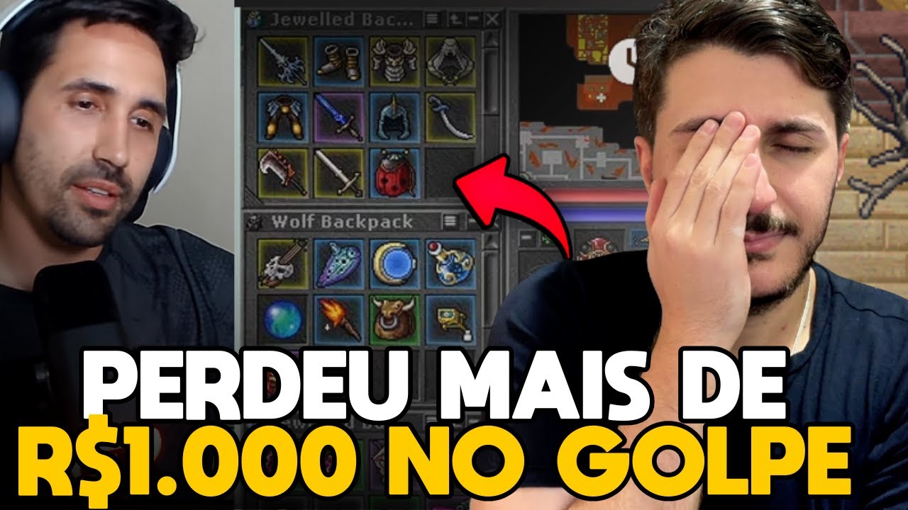 Tibia Golpe ELE PERDEU MAIS DE R$1.000,00 EM UM GOLPE NO TIBIA! - YouTube