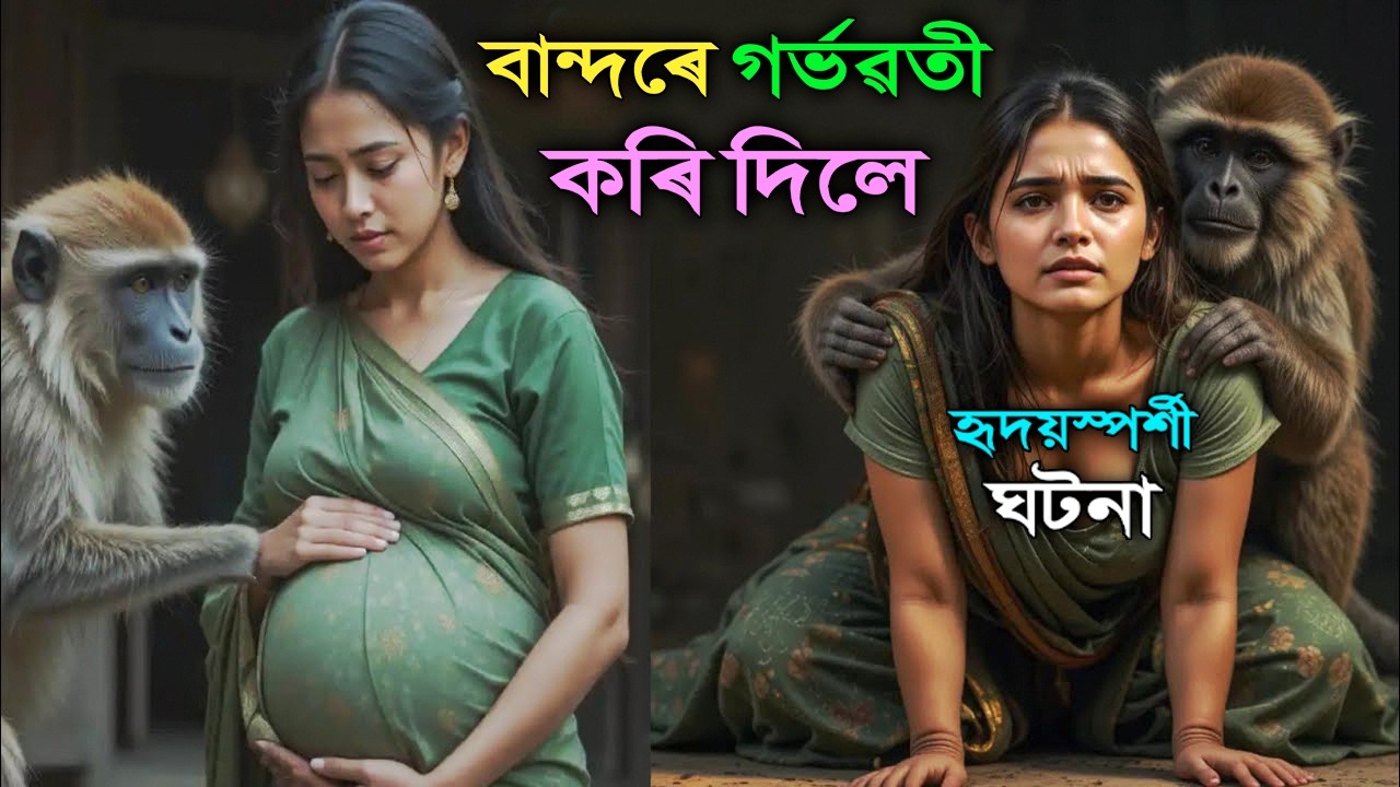 এটা বান্দৰে কেনেকৈ গৰ্ভৱতী কৰিলে এগৰাকী বিধৱা মহিলাক? আচল কাহিনী জানিলে অবাক হৈ যাব | Heart Touching