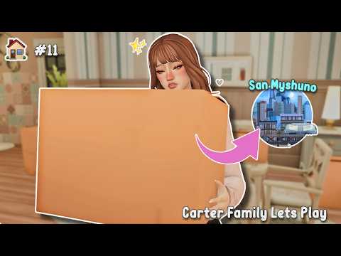 Moving Day! ♡ ┊ Carter Family Lets Play #11┊ The Sims 4