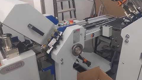 Large Format Pharmaceutical Leaflet Folding Machine with Belt Driving