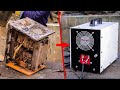 Girl did amazing restoration of welding machine at home  migmag welder