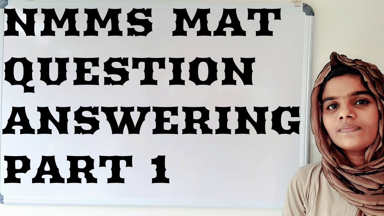 NMMS 2nd paper MAT questions answering||Number series||Mathematics