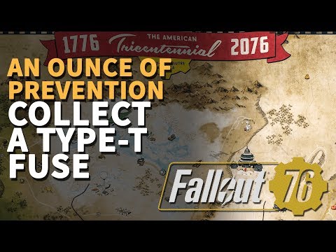 Video: Fallout 76 Type-T Sikringsplassering Og Hvor Du Finner Gregs Mine Forsyningsnøkler I En Unse Of Prevention