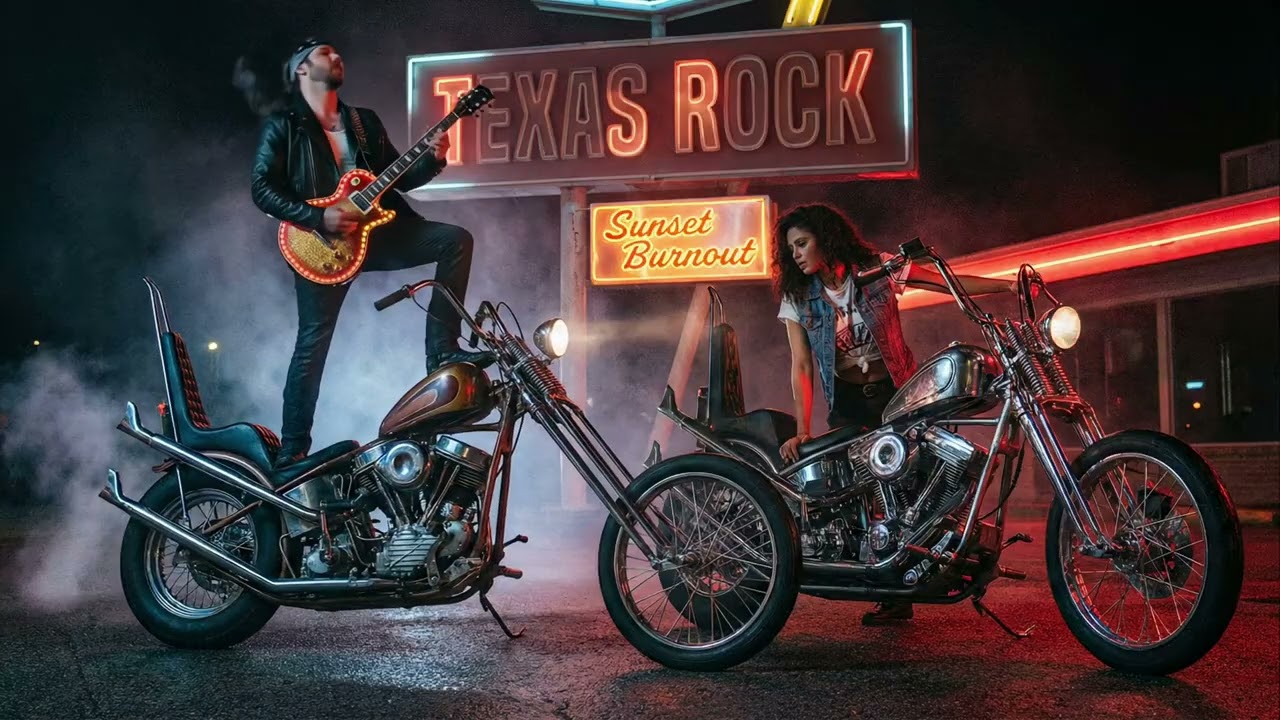 Get Ready Texas Outlaw Rock N Roll:  Sunset Burnout 