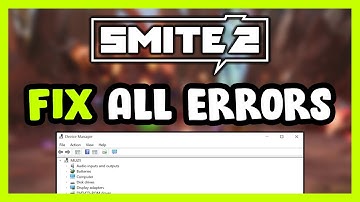 FIX SMITE 2 Crashing, Freezing, Not Launching, Stuck & Black Screen