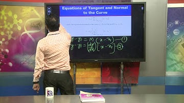Lesson - 29 :Application of Derivatives (Tangent & Normal) part 1