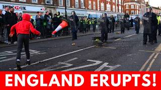 Riot Police Deployed To Crush Epsom Protestors Demanding Attackers Identities