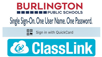 BPS Getting Started With ClassLink QuickCards -  Grades K, 1, 2