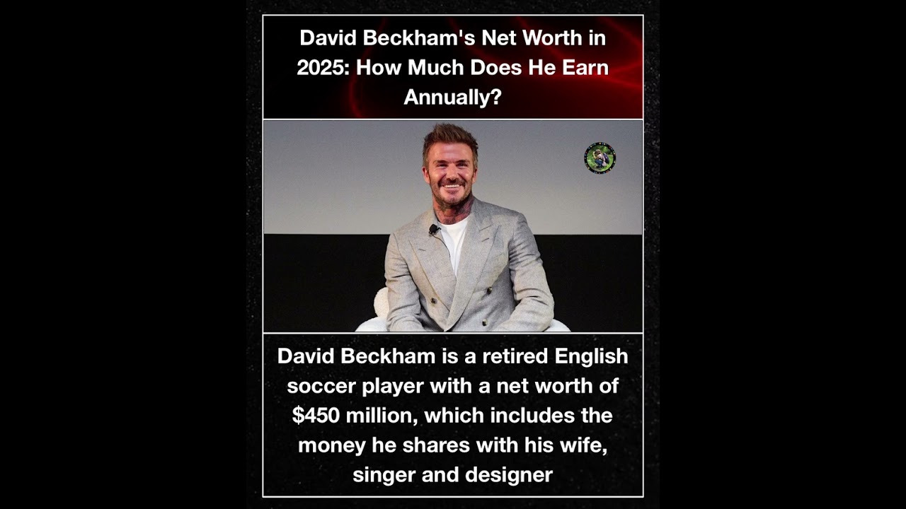 David Beckham's Net Worth in 2025: How Much Does He Earn Annually?