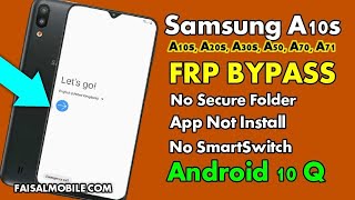 Samsung A10s Google Account Bypass || FRP Lock Remove Android 10 App Not Installed New Method 2021