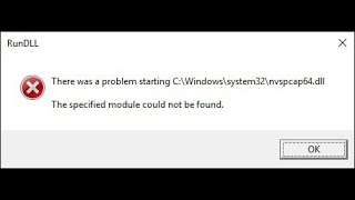 error in c windows system32 nvspcap64.dll error in c windows system32 nvspcap64.dll