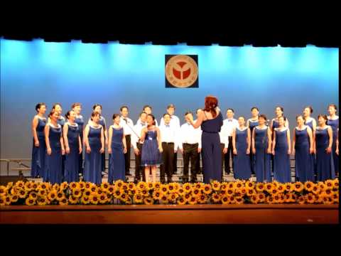 希望中文学校盖城教师合唱-送别和让世界充满爱 05/31/2015