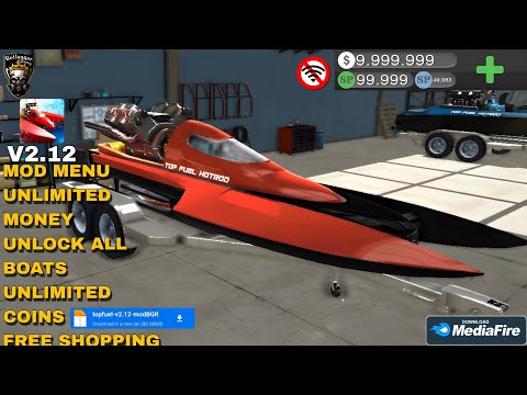 Top Fuel Boat Drag Racing Mod V1.12 Unlock U0026 Unlimited All Free Shopping Offline Game