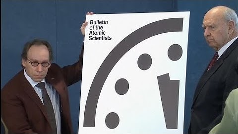 "Doomsday Clock" moves 30 seconds closer to midnight