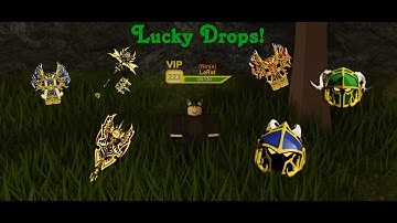 Gilded Skies Lucky Drops Level 208 - 222 (Roblox Dungeon Quest!)