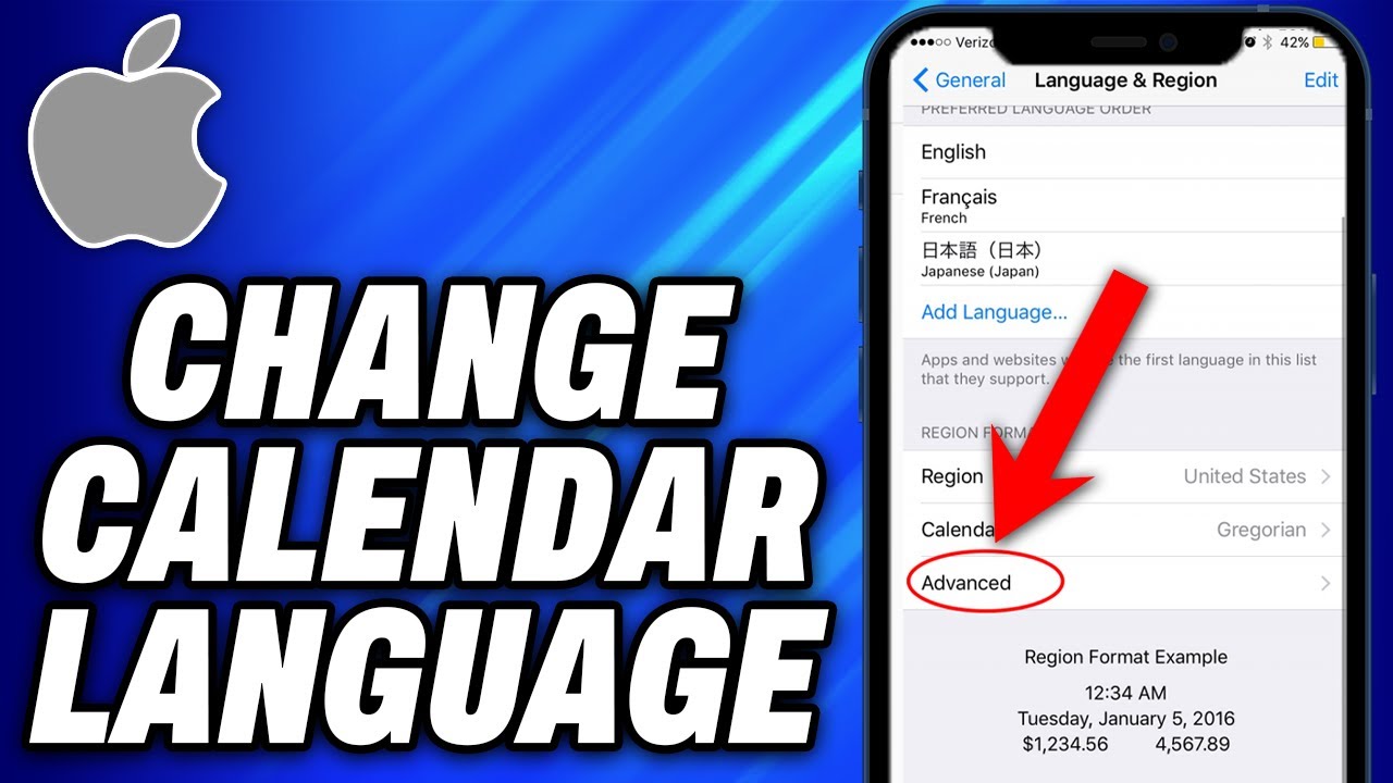 How To Change iPhone Calendar Language (2025) - Easy Fix