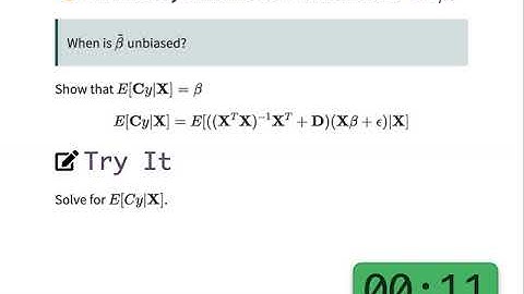 Gauss Markov Theorem Part 2