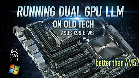 ASUS X99-E WS better than AM5 ?? running dual-gpu LLM - Ollama Qwen3 !!