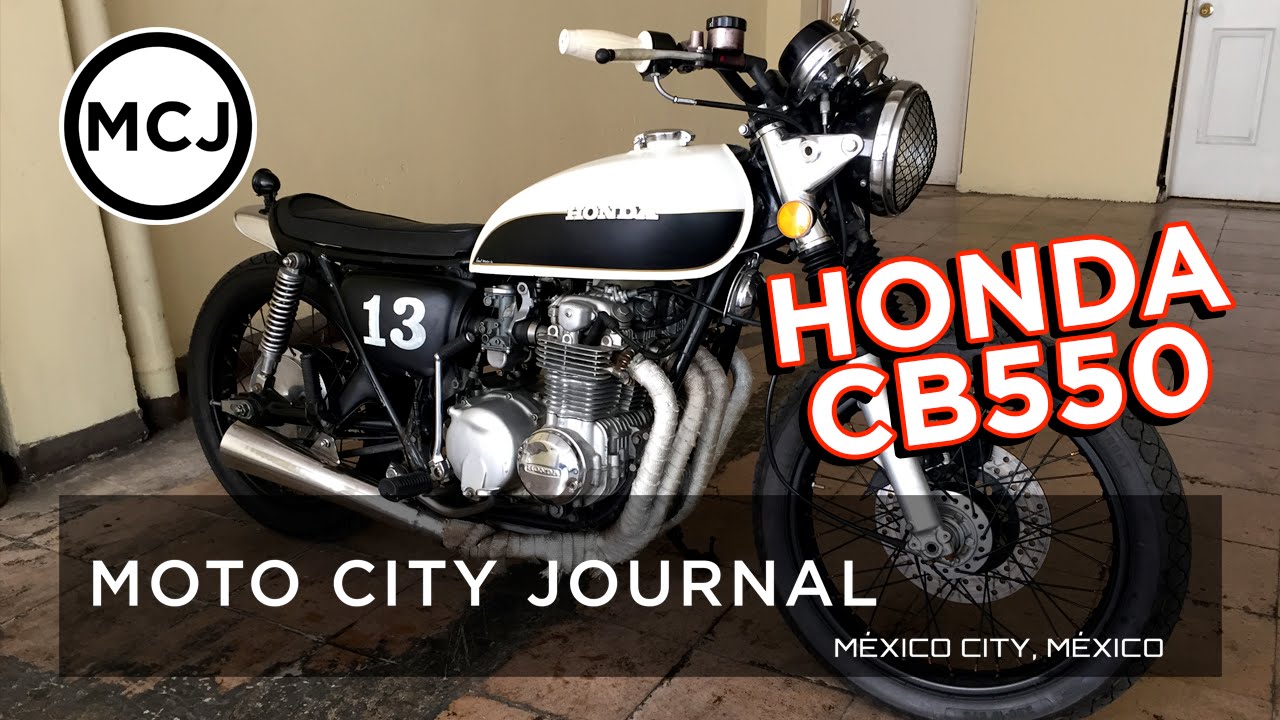 38 Honda CB550 cafe racer clásica - YouTube