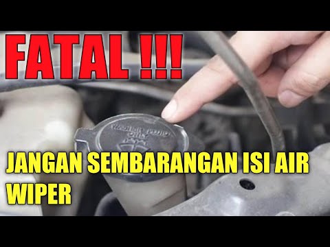 Video: Bisakah Anda memasukkan air ke dalam cairan wiper kaca depan?