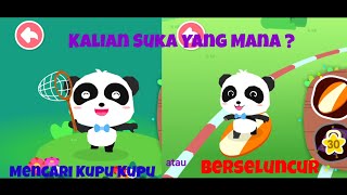 Berkemah Bersama, Bermain Seluncur dan Mencari Kupu-kupu | Kartun Anak | BabyBus | Game Anak