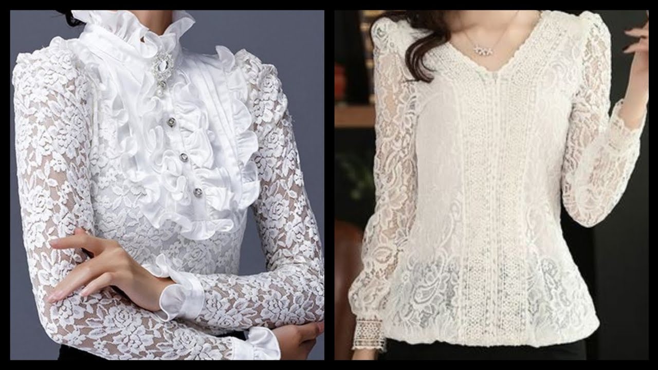 wickedafstore Olathe Boho Lace Blouse White / M