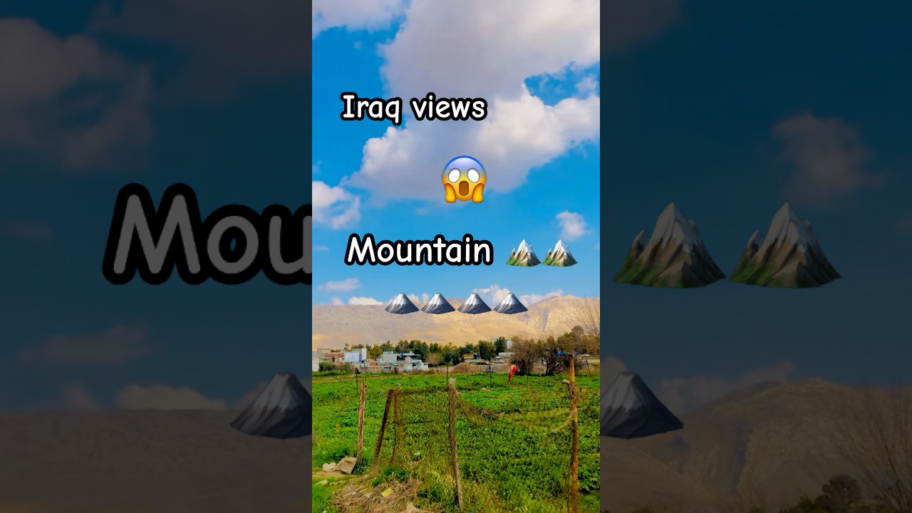 Mountain 🏔️ Iraq views please spot me 
