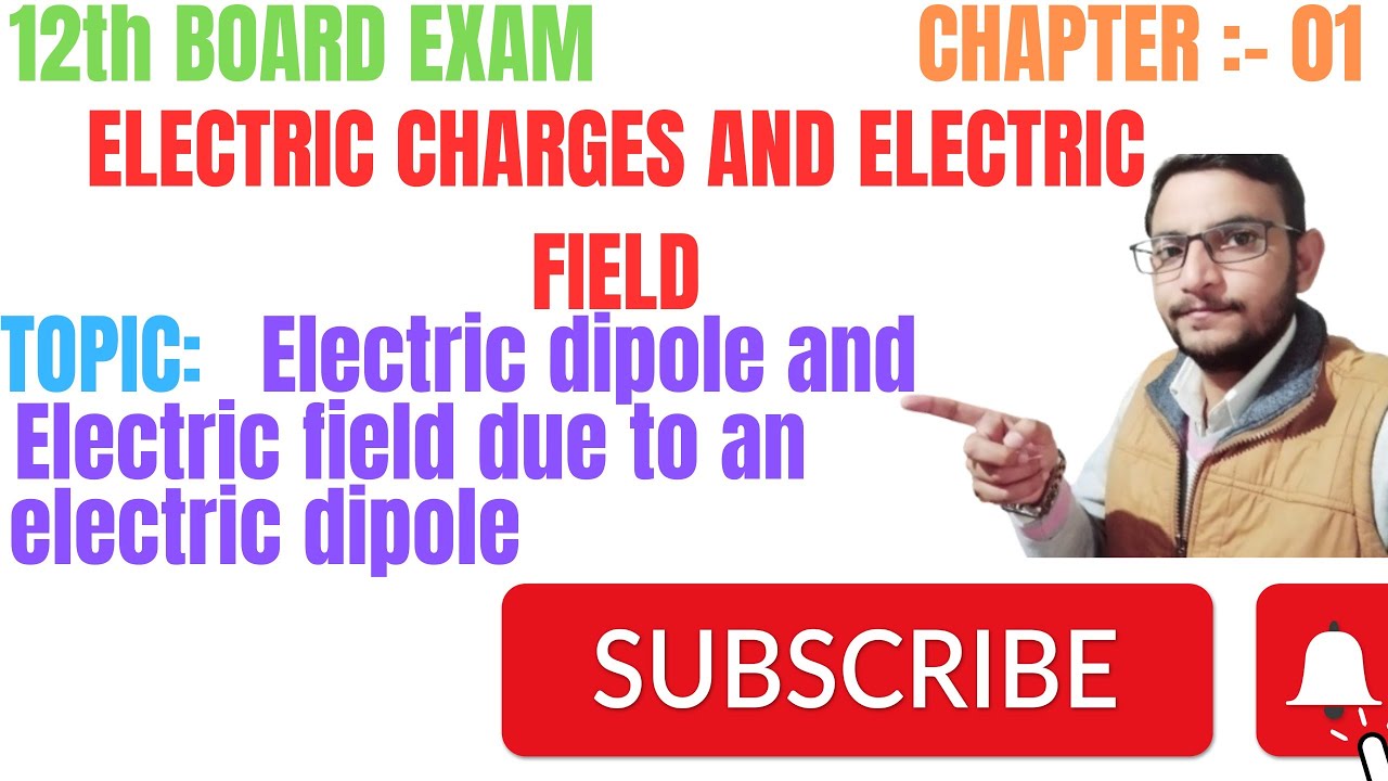 📢📢Electric field due to an electric dipole - YouTube