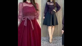 Korean dress(Frock Styles) 2023/Party dresses design for girls/New dress design 2023/New Frock desig