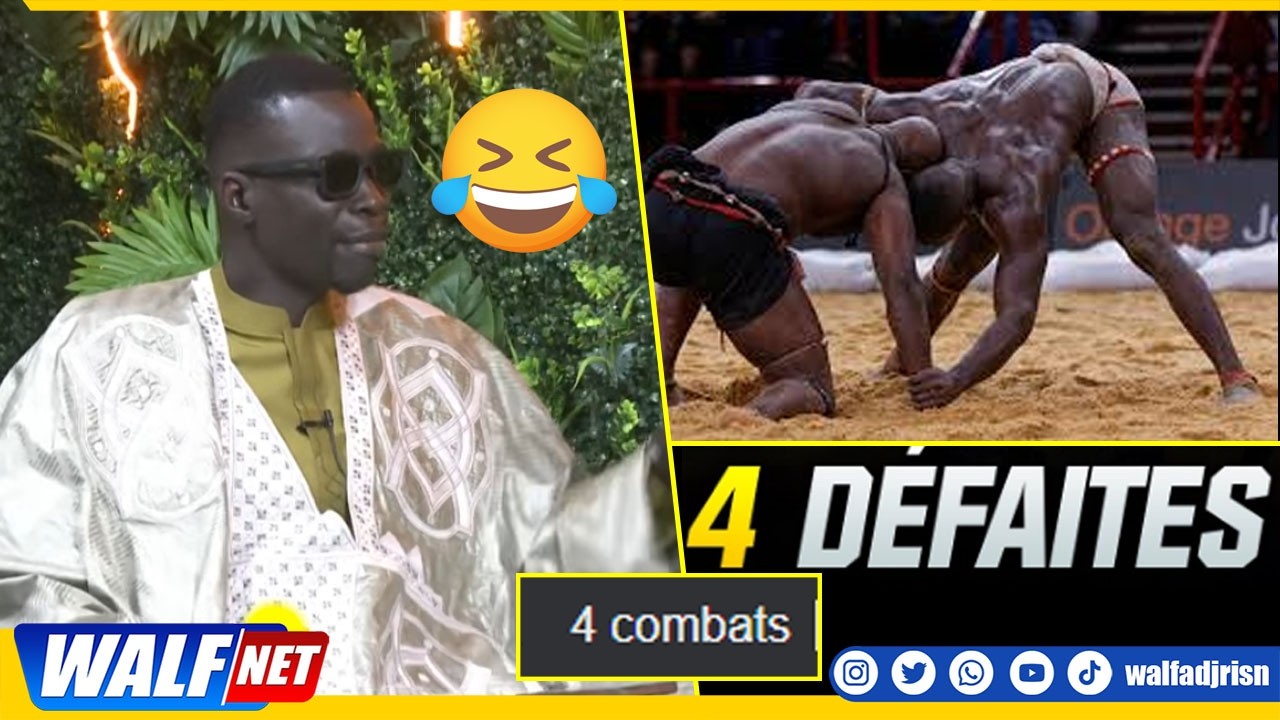 Pekh Alias Diegui Sirate Revient sur sa carrière en tant que lutteur ( 4 Combats - 4 Défaites)