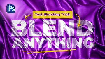 Blend Text on Any Surface in Photoshop | Realistic Displacement Map Effect Tutorial