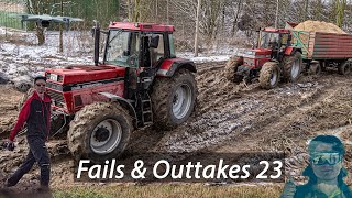 Fails & Outtakes 2023  Schlammschlacht  Festgefahren  Lustige Fahrer ▶ Agriculture Germanyy