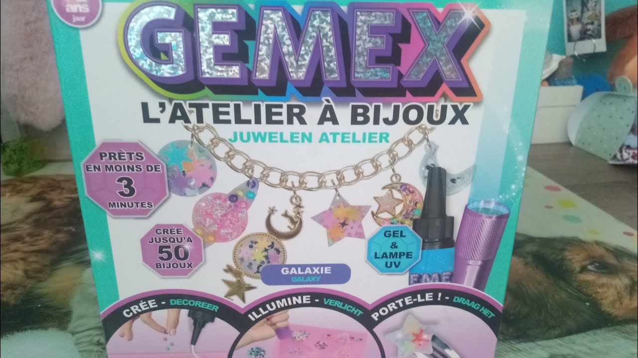 Atelier création de bijoux pour enfants GEMEX - Pack galaxie