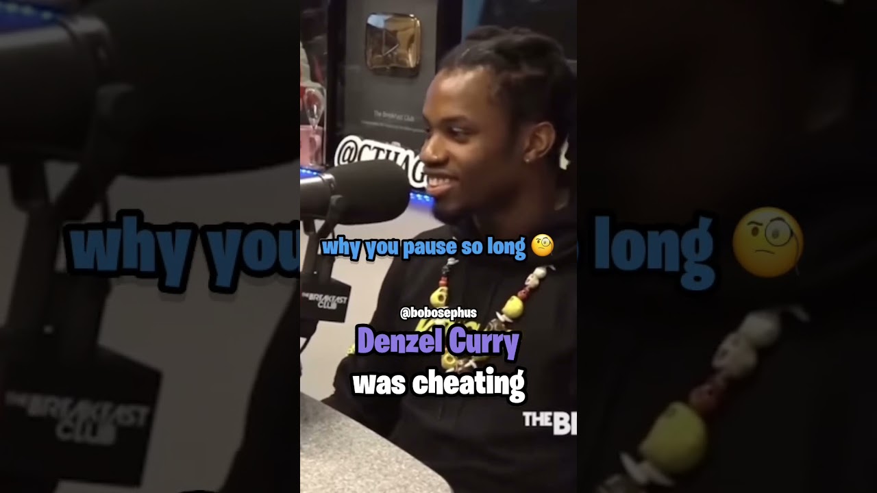 Denzel Curry was cheating