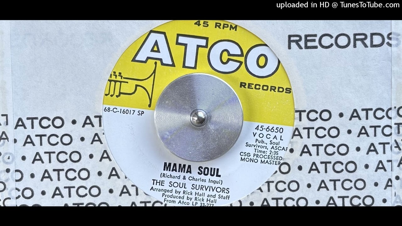 The Soul Survivors - Mama Soul (Atco) 1969 - YouTube