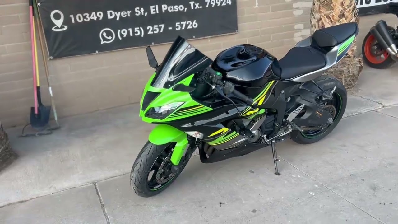 2018 Kawasaki ZX-6R (V:014147) - YouTube