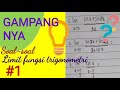 Penyelesaian soal limit fungsi trigonometri #1