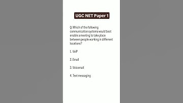 UGC NET Previous Year Question | UGC NET Paper 1 #shorts #ugcnet #ugcnetpaper1 #education