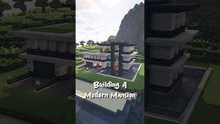 Minecraft: Modern Mansion House Building Tutorial Timelapse