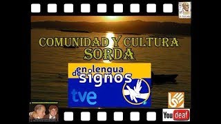 2016 RUBEN GOLPE Y ALFREDO PALAU, EN LENGUA DE SIGNOS DE TVE *ALSAFE1950*