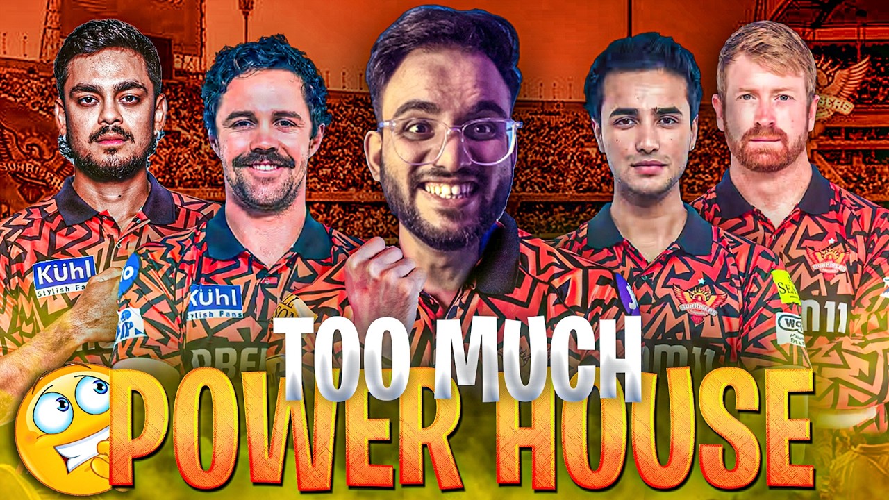 SRH 2025: Most DANGEROUS Squad After Auction? Full Analysis & Players List!