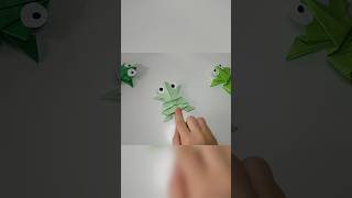 How to make a paper jumping frog | Origami Jumping Frog