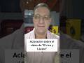 Aclaración sobre el video de "El rico y Lázaro"
