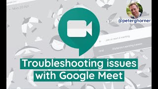 New Google Meet tool to troubleshoot network and performance issues