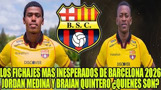 Los Fichajes Mas Inesperados De Barcelona 2026 Jordan Medina Y Braian Quintero Quienes Son?