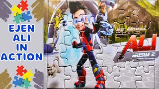 Ejen Ali In Action - Ejen Ali Puzzle For Toddler, Kindergarten & Kids Tozzle Puzzle